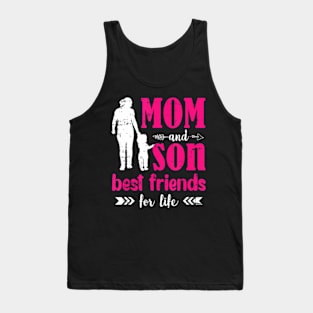 Mom And Son Mothers Day Best Friend Mom Momma Tank Top